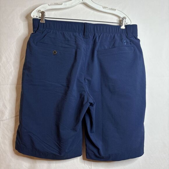 Under Armour Men's Match Play Performance Stretch Golf Shorts Size 36 Navy Blue - Picture 7 of 14